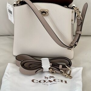 Coach Willow Bucket Bag Cream/Chalk C3766 with Dust Bag - NWT